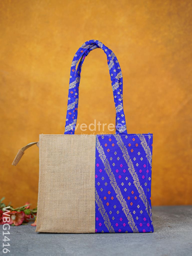 Raw Silk Jute Bags - Wbg1416