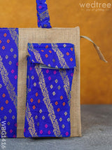 Raw Silk Jute Bags - Wbg1416