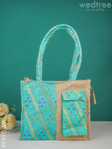 Raw Silk Jute Bag - Wbg1416 Bags