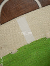 Raw Silk Jute Lunch Bag - W2833 Bags