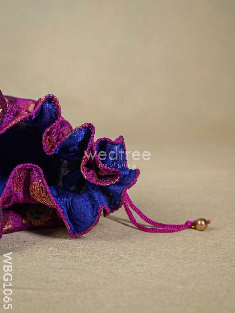 Raw Silk Potli Bag - Wbg1065 Bags