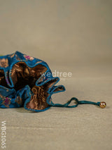 Raw Silk Potli Bag - Wbg1065 Bags