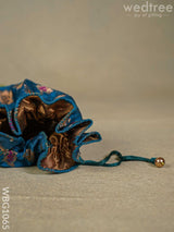 Raw Silk Potli Bag - Wbg1065 Bags