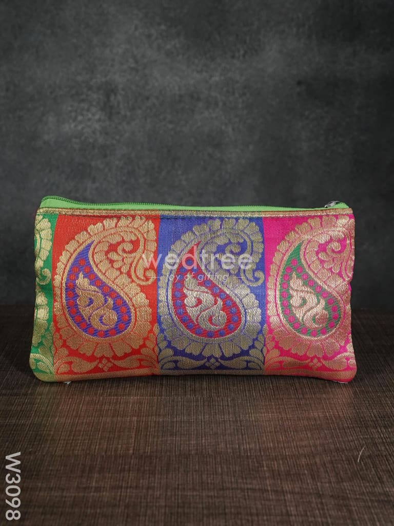 Raw Silk Purse - W3098 Clutches & Purses