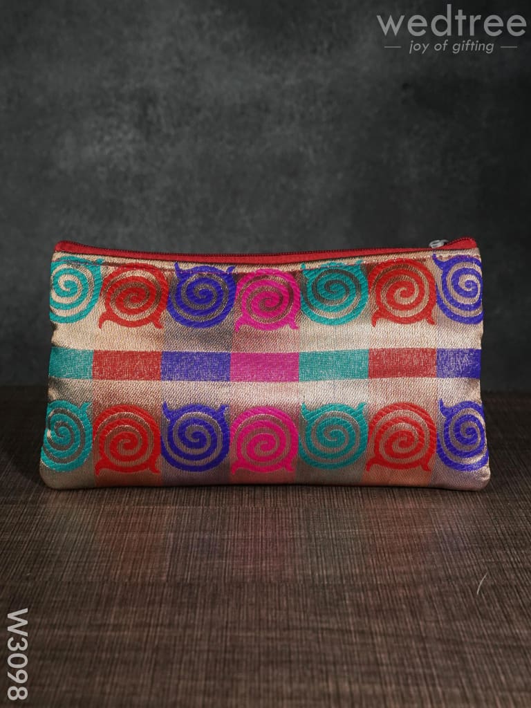 Raw Silk Purse - W3098 Clutches & Purses