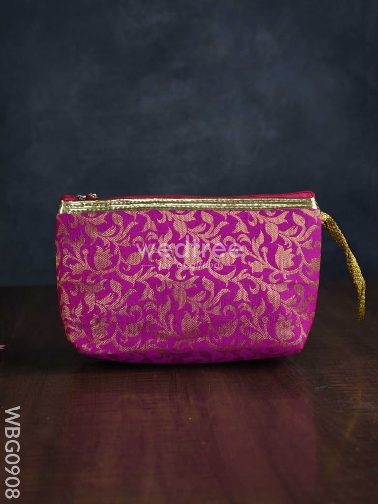 Raw Silk Return Gift Purse - Wbg0908 Clutches And Purses