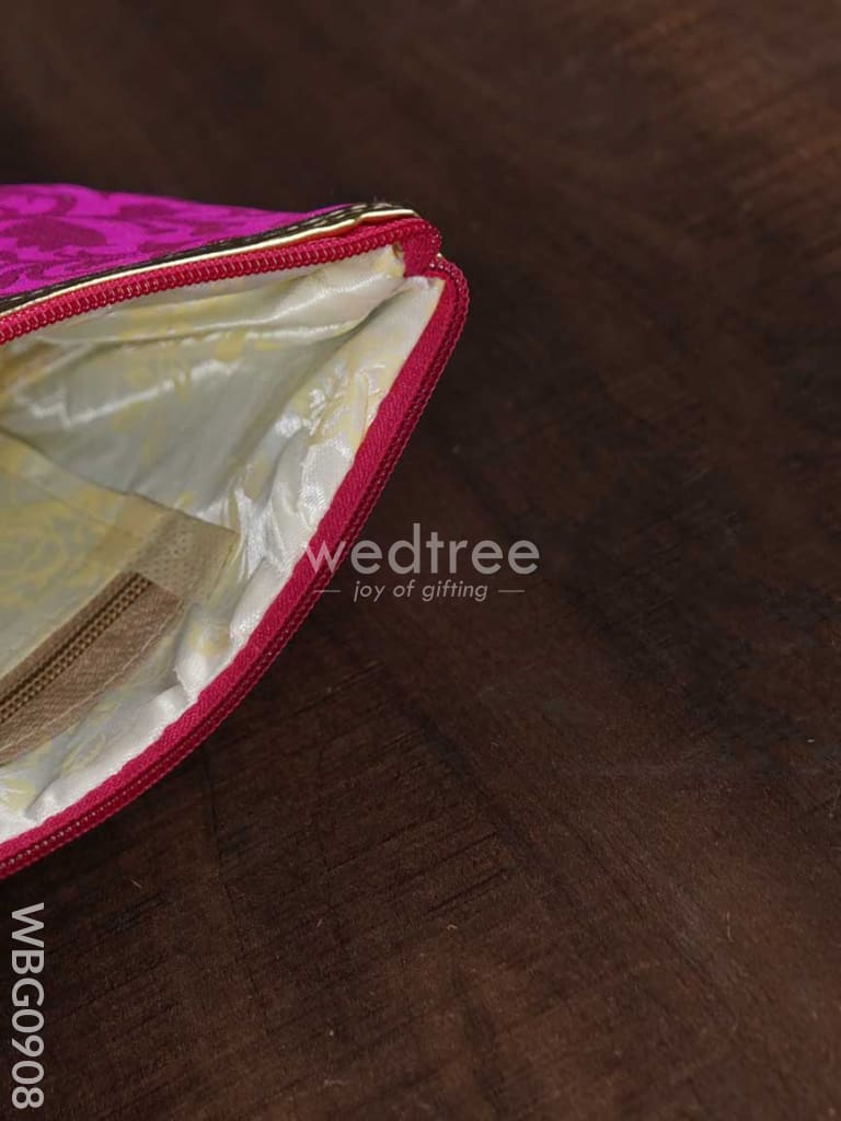 Raw Silk Return Gift Purse - Wbg0908 Clutches And Purses