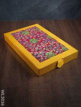 Raw Silk With Kalamkari Jewel Box - Wl3036 Organizers