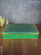 Rectangular Korai Mat Saree Box - Wl2479 Wedding Essentials