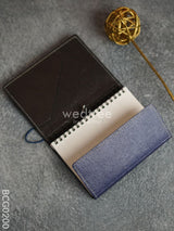 Recycled Cotton Foldable Spiral Notebook - Blue Bcg0200 Office Utility