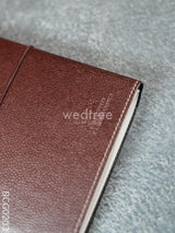 Recycled Cotton Foldable Spiral Notebook With Flap - Brown Bcg0203 Office Utility