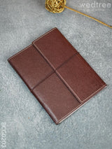 Recycled Cotton Foldable Spiral Notebook With Flap - Brown Bcg0203 Office Utility