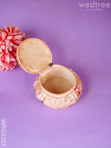 Round Floral Embroidery Bangle Holder - Wbg1323 Jewellery Holders