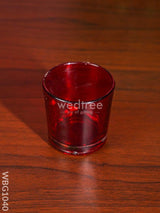 Round T Light Holder With Glass - Wbg1040 Candles