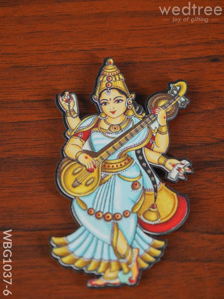 Saraswathi Fridge Magnet - Wbg1037-6 Home Decors