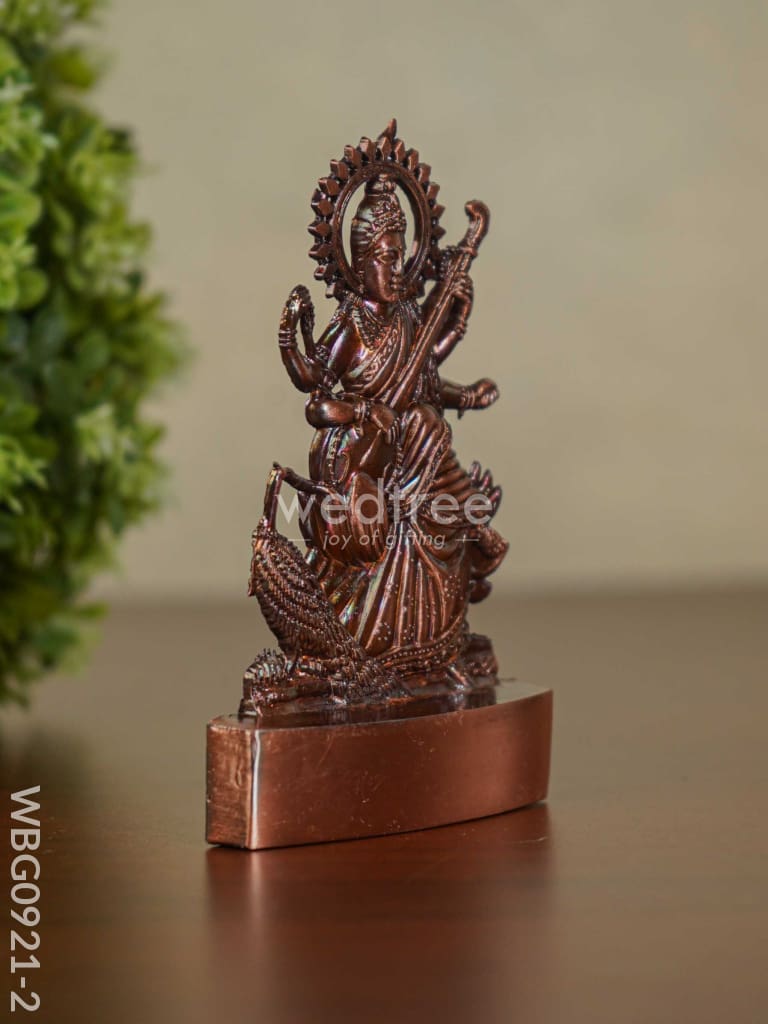 Saraswathi Murthi - Copper Finish Wbg0921-2 Divine Figurines