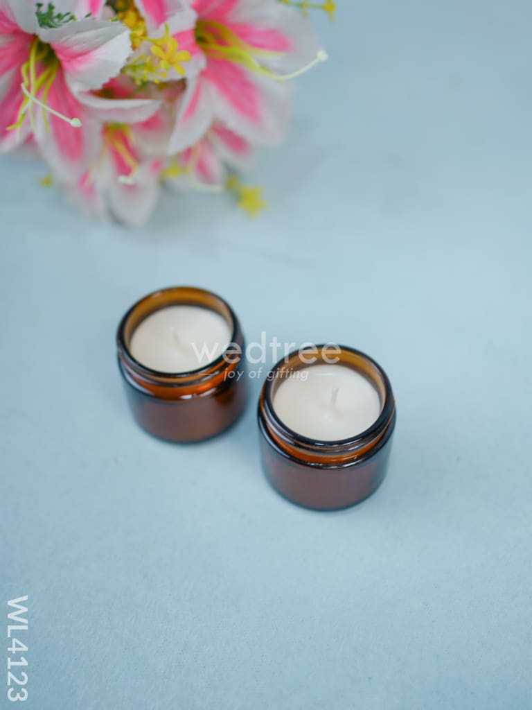 Scented Jar Candle - Set Of 2- Wl4123 Candles & Votives