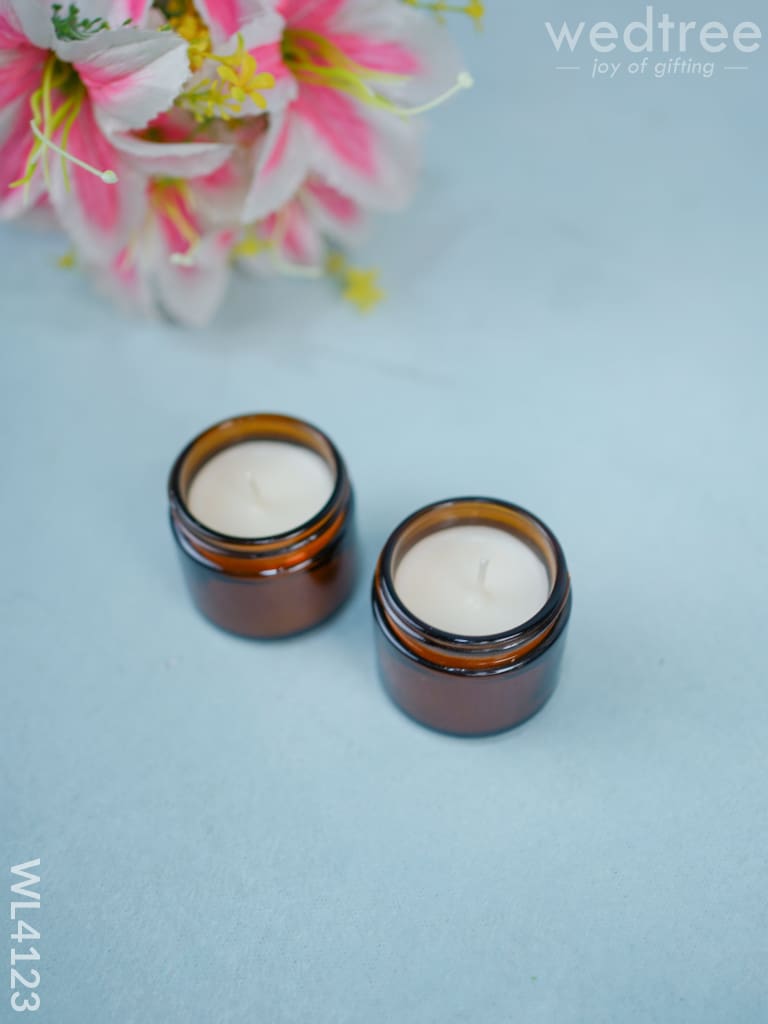 Scented Jar Candle - Set Of 2- Wl4123 Candles & Votives