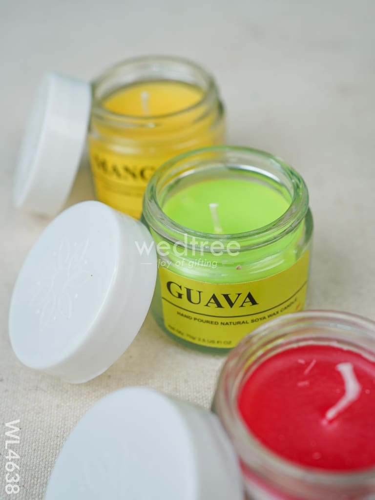 Scented Jar Candle - Set Of 4 Wl4638 Candles & Votives