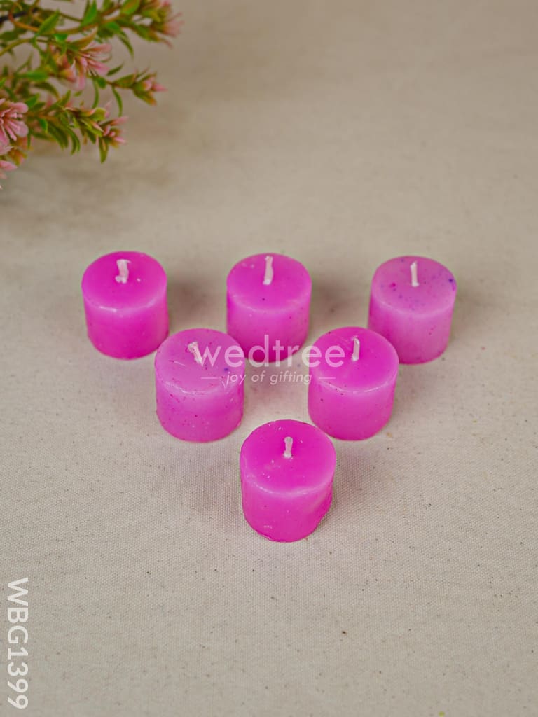 Scented Votive Candles - Pack Of 6 Assorted Wbg1399 Aromatics