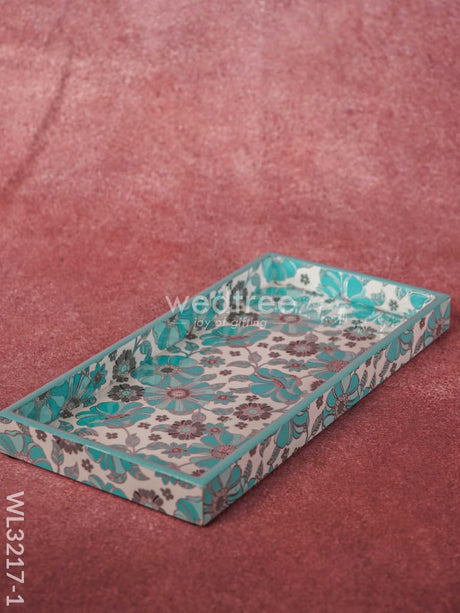 Serving Tray Digitally Printed Floral Desings - Wl3217 Small Wooden Trays