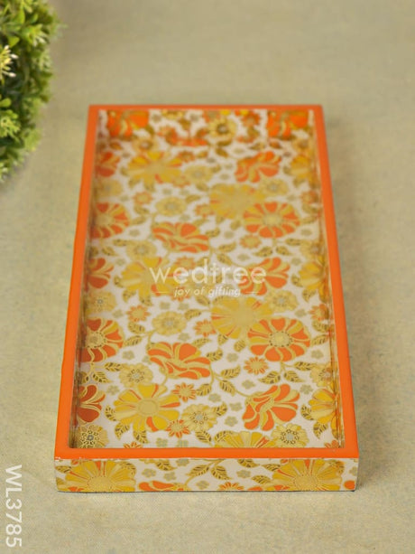 Serving Tray Digitally Printed Floral Desings - Wl3785 Wooden Trays