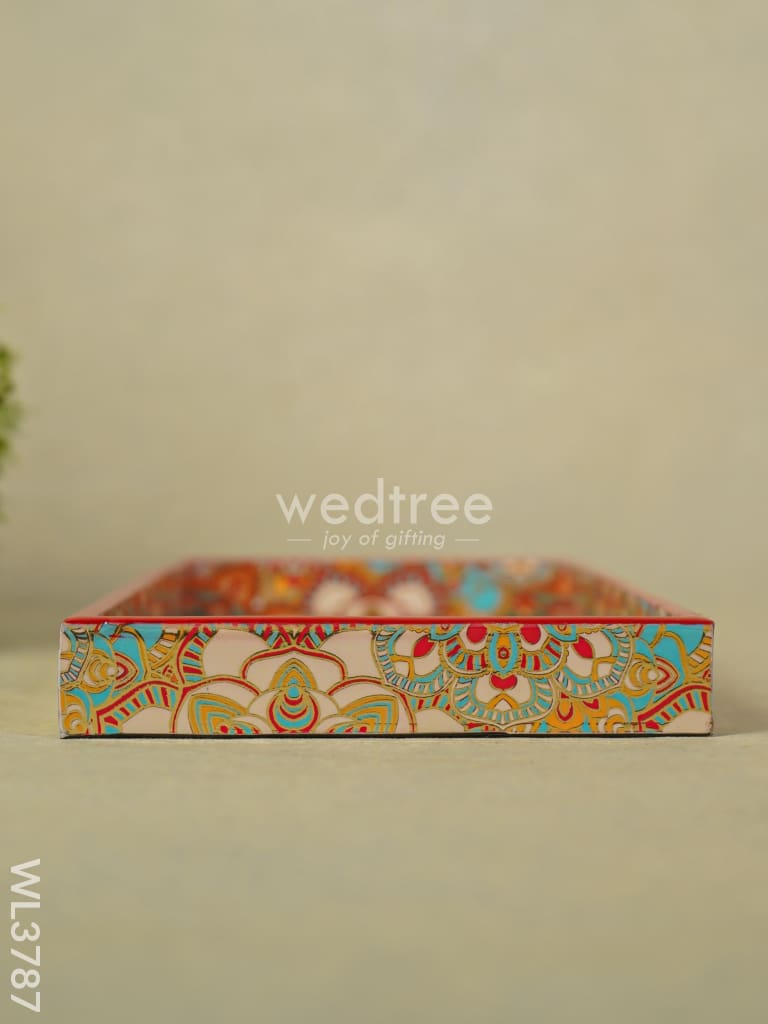 Serving Tray Digitally Printed Mandala Desings - Wl3787 Wooden Trays