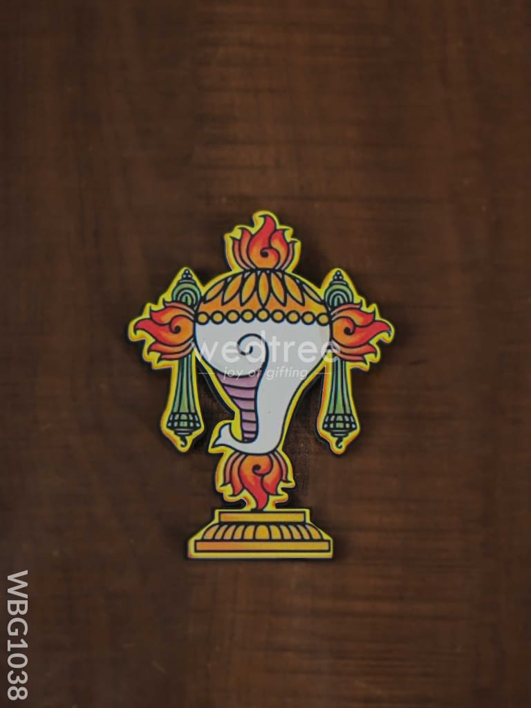 Shanku Chakra Naama Fridge Magnet - Wbg1038 Home Decors