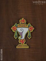 Shanku Chakra Naama Fridge Magnet - Wbg1038 Home Decors