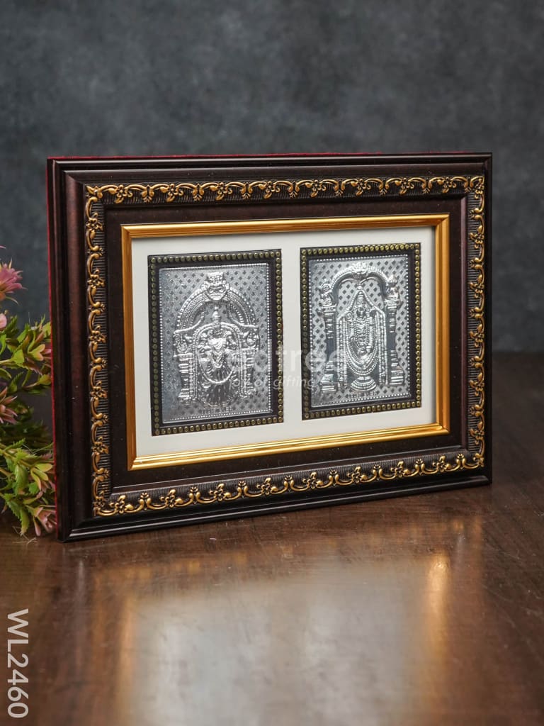 Silver Balaji Padmavathi Thayar Frame - Wl2460 German Photo