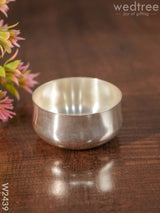 Silver Coated Bowl Small - W2439 Utensils