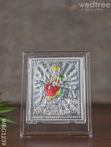 Silver Durga Photoframe With Stand - Wl3502 German Photo Frame