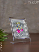 Silver Ganesha Photoframe With Stand - Wl3499 German Photo Frame