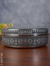 Oxidised Poori Box - Wl3269 Meenakari Containers