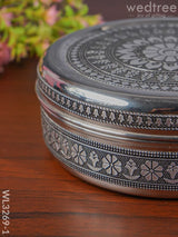 Oxidised Poori Box - Wl3269 Meenakari Containers