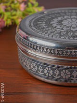 Oxidised Poori Box - Wl3269 Meenakari Containers