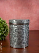 Silver Oxidized Dabba - Wl1896-1 Containers