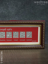 Silver Ashtalakshmi Photoframe 11.5Inches - Wl1088 German Photo Frame