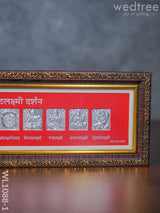 Silver Ashtalakshmi Photoframe 11.5Inches - Wl1088 German Photo Frame