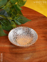 Silver-Plated Bowl & Spoon - W3719 Bowls