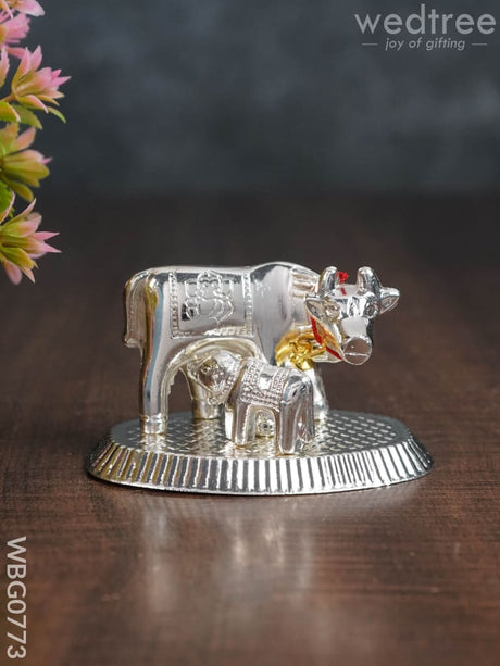 Silver Cow And Calf - Wbg0773 Divine Figurines