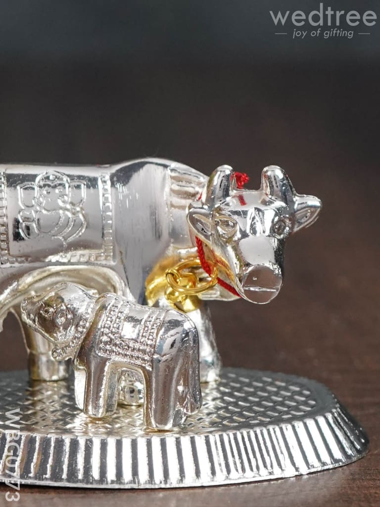 Silver Cow And Calf - Wbg0773 Divine Figurines