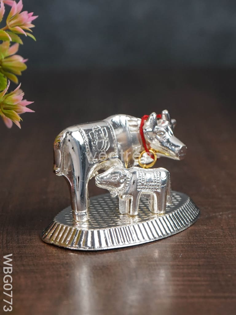 Silver Cow And Calf - Wbg0773 Divine Figurines