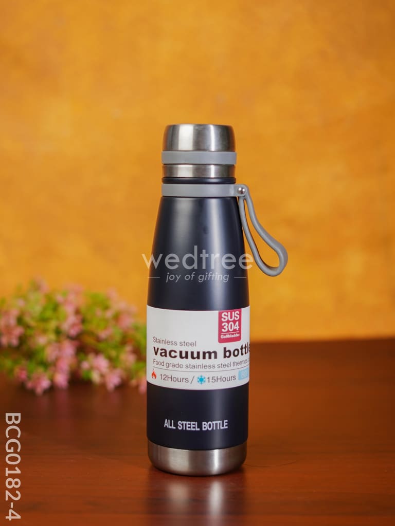 Corporate Gift - Stainless Steel Bottle Bcg0182 Black Office Utility