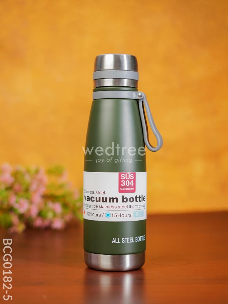 Corporate Gift - Stainless Steel Bottle Bcg0182 Dark Green Office Utility