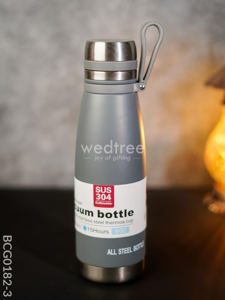 Corporate Gift - Stainless Steel Bottle Bcg0182 Grey Office Utility