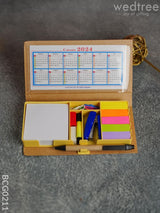 Stationery Organizer With Calendar 2024 - Bcg0211 Office Utility