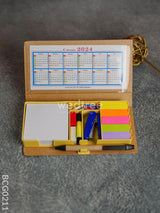 Stationery Organizer With Calendar 2024 - Bcg0211 Office Utility