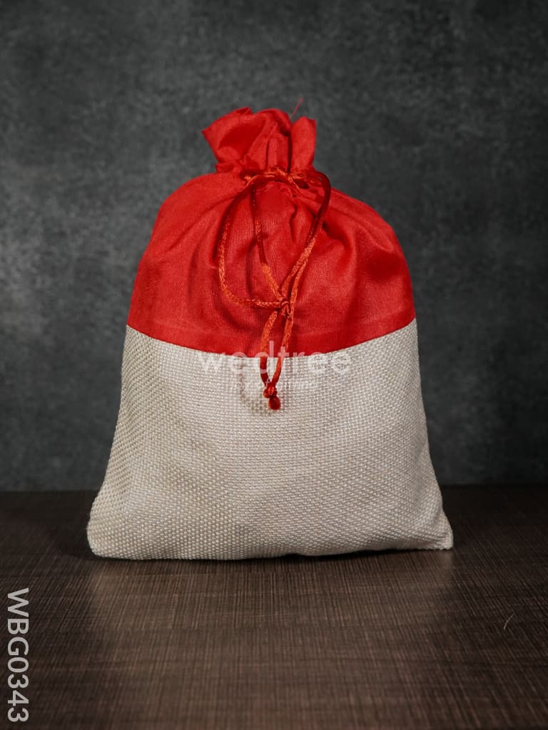 String Bag With Jute Base - 8 X 11Inches Wbg0343 Bags