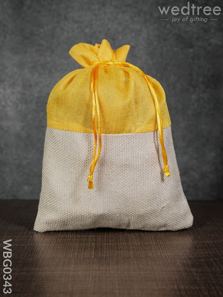 String Bag With Jute Base - 8 X 11Inches Wbg0343 Bags